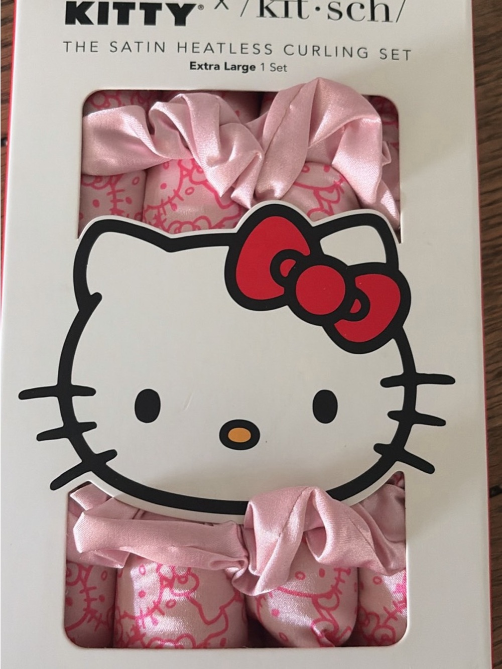 Hello Kitty Satin Heatless Curls x Kitsch